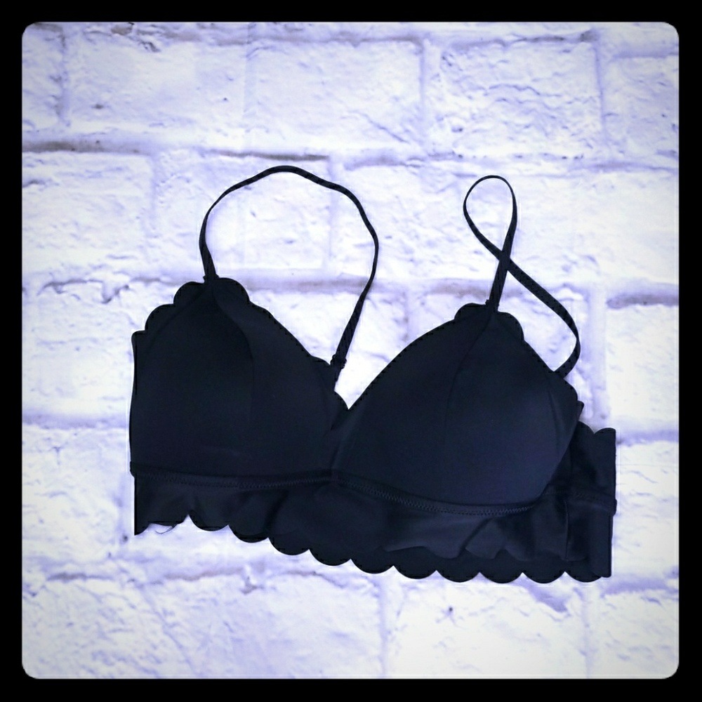 NWoT Trillium Black Shell Stretch Bra